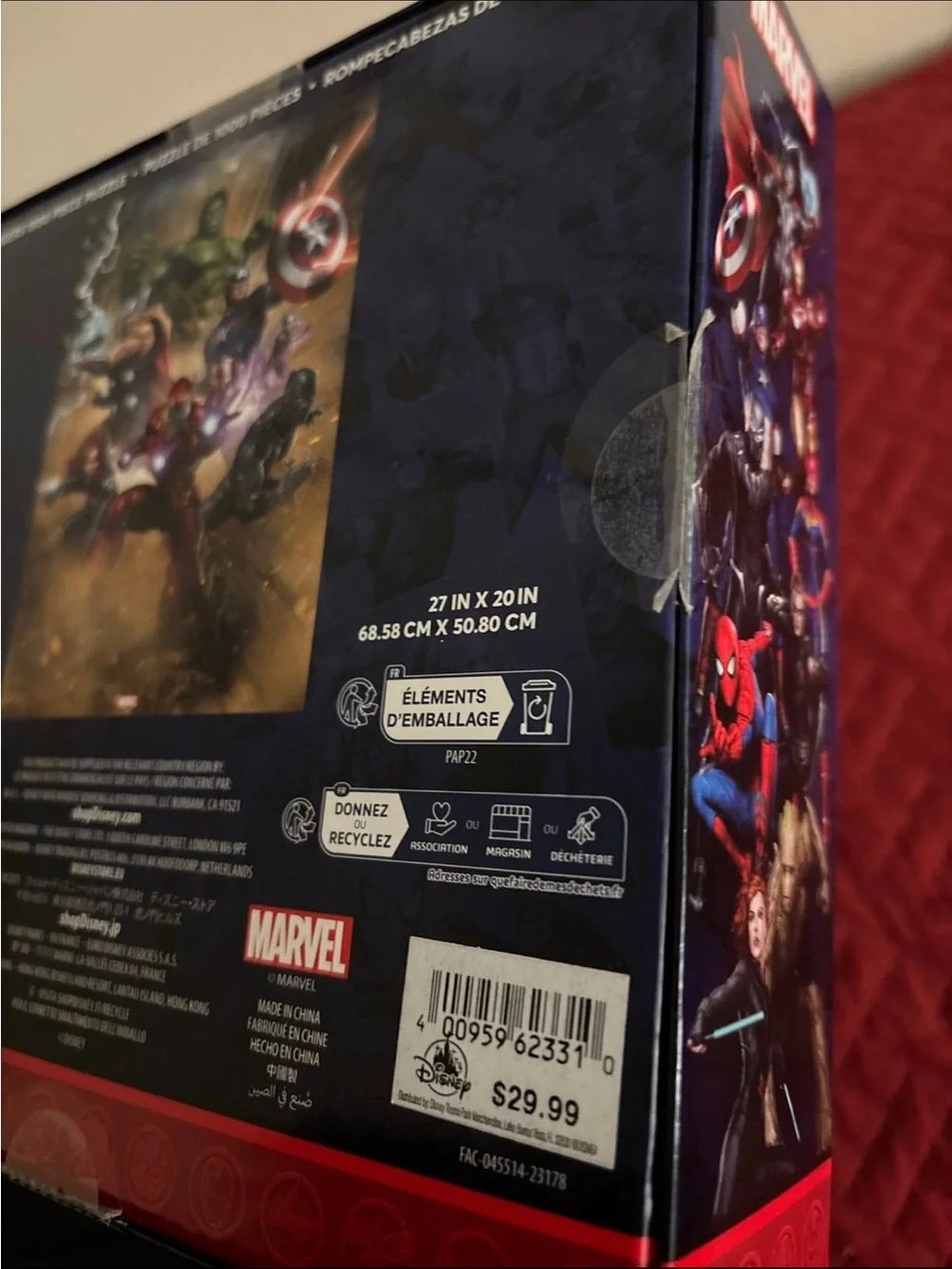 Marvel Avengers Puzzle 1000 pcs